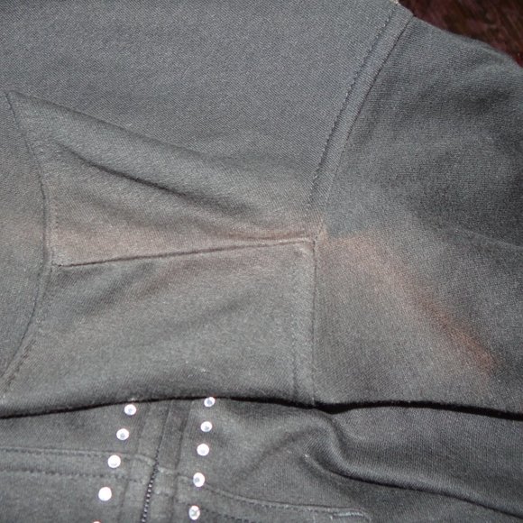 Genuine Ranch Brand Embellished Cowgirl Hoodie Sweatshirt Size Medium - Picture 9 of 9